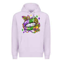 Lilac mardi gras lip olivia Premium Hoodie - OliviaCreatesArt
