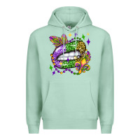 Seafoam mardi gras lip olivia Premium Hoodie - OliviaCreatesArt