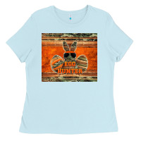 Baby Blue easter egg hunter boys Ladies Tee - Jasminsmagicworld