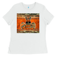 White easter egg hunter boys Ladies Tee - Jasminsmagicworld