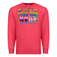 Cardinal Free dad hugs pride Premium Sweatshirt - FaDigitalArtStudio