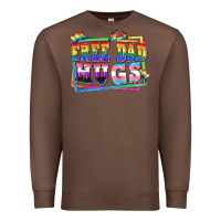 Chestnut Free dad hugs pride Premium Sweatshirt - FaDigitalArtStudio