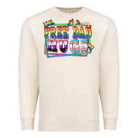 Sandshell Free dad hugs pride Premium Sweatshirt - FaDigitalArtStudio