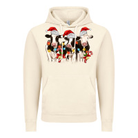Vintage Artic christmas three cows Vintage Hoodie - MaliasSmallBusiness