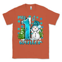 Copper My 1 St Winter With Cute Snowman Classic Tee - BundleAndBundleShop