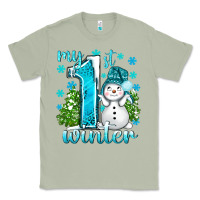 Matcha My 1 St Winter With Cute Snowman Classic Tee - BundleAndBundleShop