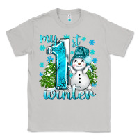 Moon Dust My 1 St Winter With Cute Snowman Classic Tee - BundleAndBundleShop