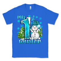 True Royal My 1 St Winter With Cute Snowman Classic Tee - BundleAndBundleShop