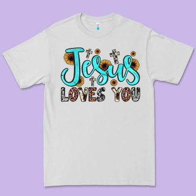 Jesus Loves You Premium Tee Designed By Jahusdesignshop