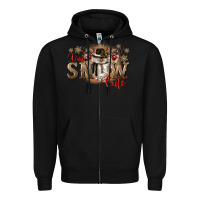 Black im snow cute Zipper Hoodie - CowGirlArtShop