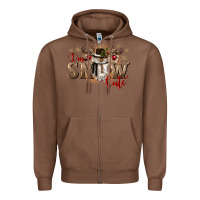 Chestnut im snow cute Zipper Hoodie - CowGirlArtShop
