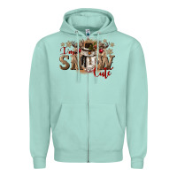 Seafoam im snow cute Zipper Hoodie - CowGirlArtShop