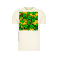 St. Patricks Clover Pattern Digital Paper Vintage Tee | Teevron