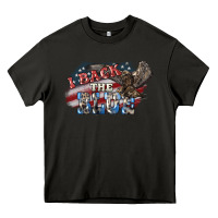Asphalt i back the blue eagle Heavy Core Tee - NancyCooperArtShop