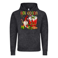 Vintage Black Christmas gnome hot cocoa Vintage Hoodie - MaliasSmallBusiness