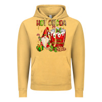 Vintage Mustard Christmas gnome hot cocoa Vintage Hoodie - MaliasSmallBusiness