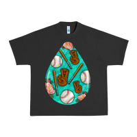 Pigment Black baseball and western roses teardrop  5 Urban Heavy Tee - BundleAndBundleShop