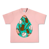 Salmon baseball and western roses teardrop  5 Urban Heavy Tee - BundleAndBundleShop
