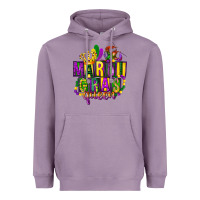Lavender mardi gras queen Heavyweight Hoodie - FaDigitalArtStudio