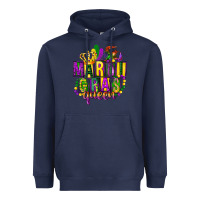 Navy mardi gras queen Heavyweight Hoodie - FaDigitalArtStudio