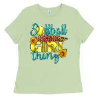 Matcha softball it's a girl thing Ladies Tee - LillyAllenDesigns