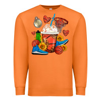 Carrot Basketball Frappe Coffee Premium Sweatshirt - FaDigitalArtStudio