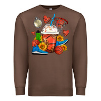 Chestnut Basketball Frappe Coffee Premium Sweatshirt - FaDigitalArtStudio
