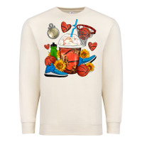 Sandshell Basketball Frappe Coffee Premium Sweatshirt - FaDigitalArtStudio