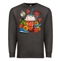 Smoke Basketball Frappe Coffee Premium Sweatshirt - FaDigitalArtStudio
