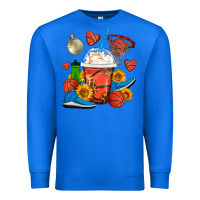 True Royal Basketball Frappe Coffee Premium Sweatshirt - FaDigitalArtStudio