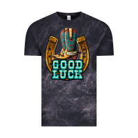 Cloud Black good luck Vintage Tee - JahusDesignShop