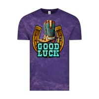 Cloud Purple good luck Vintage Tee - JahusDesignShop
