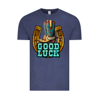Vintage Denim good luck Vintage Tee - JahusDesignShop