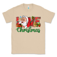 Mushroom Love Christmas With Santa Classic Tee - BundleAndBundleShop