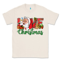 Natural Love Christmas With Santa Classic Tee - BundleAndBundleShop
