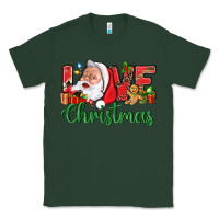 Sports Green Love Christmas With Santa Classic Tee - BundleAndBundleShop