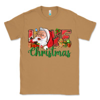 Toasted Coconut Love Christmas With Santa Classic Tee - BundleAndBundleShop