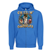 True Royal chillin with my gnomies Zipper Hoodie - CowGirlArtShop