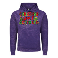 Cloud Purple christmas spirit activate Vintage Hoodie - MaliasSmallBusiness