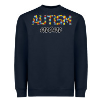 Navy Autism mom Heavyweight Sweatshirt - Bettercallsaul