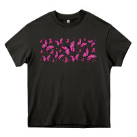 Asphalt breast cancer butterflies Heavy Core Tee - Jasminsmagicworld