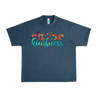 Midnight Navy Lgbtq Choose Kindness With Heart And Peace Urban Heavy Tee - BundleAndBundleShop