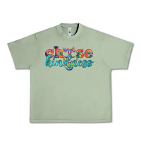 Oil Green Lgbtq Choose Kindness With Heart And Peace Urban Heavy Tee - BundleAndBundleShop