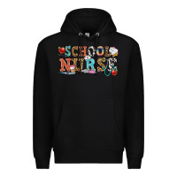 Black school nurse Premium Hoodie - OliviaCreatesArt
