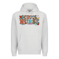 Dove Grey school nurse Premium Hoodie - OliviaCreatesArt