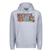 Heather Grey school nurse Premium Hoodie - OliviaCreatesArt