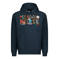 Navy school nurse Premium Hoodie - OliviaCreatesArt