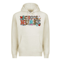 Oatmeal Heather school nurse Premium Hoodie - OliviaCreatesArt