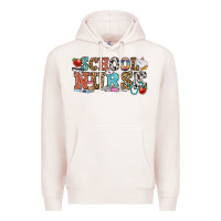 Pale Pink school nurse Premium Hoodie - OliviaCreatesArt