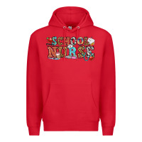Red school nurse Premium Hoodie - OliviaCreatesArt
